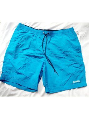 Ralph Lauren Chaps Mens Swim Trunks XXL Blue New